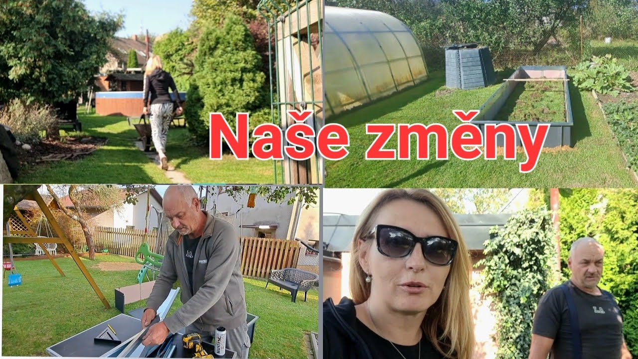 Děláme změny na zahradě. Dobrota z LIDLU😋 a mé nové šaty 👗. Výroba velkého vyvýšeného záhonu.