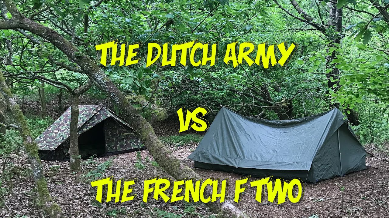 Tent SHOWDOWN: Dutch Army vs. French F2 - The Ultimate BATTLE of Outdoor Shelters!