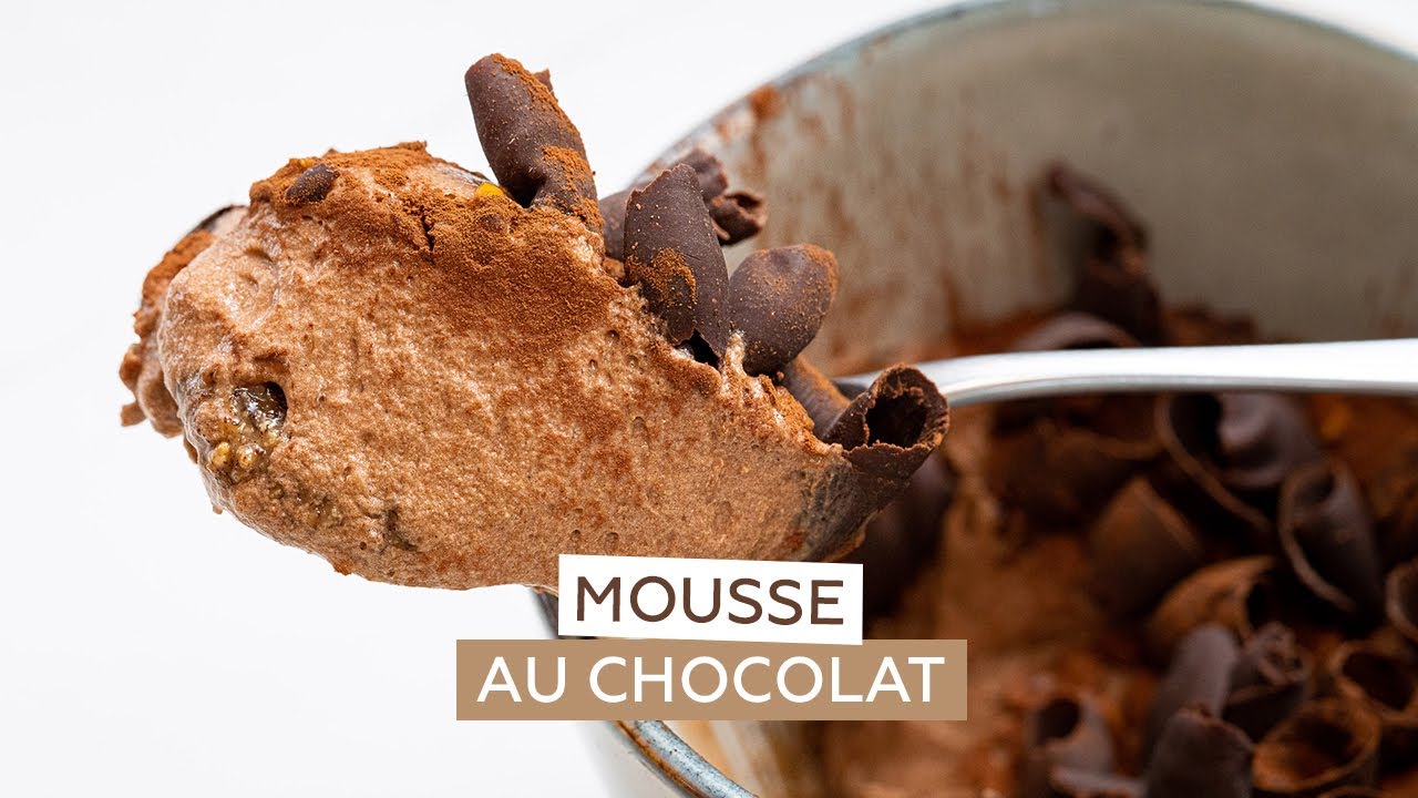 Mousse au chocolat praliné noisettes | Yann Couvreur