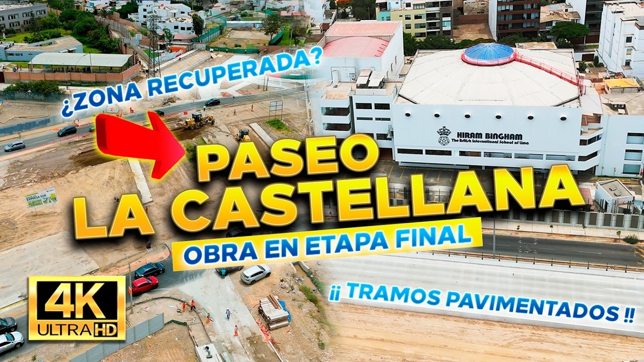 Paseo  la Castellana cambia para siempre: Continúa la obra, ¿últimos avances? ¿Zonas recuperadas?