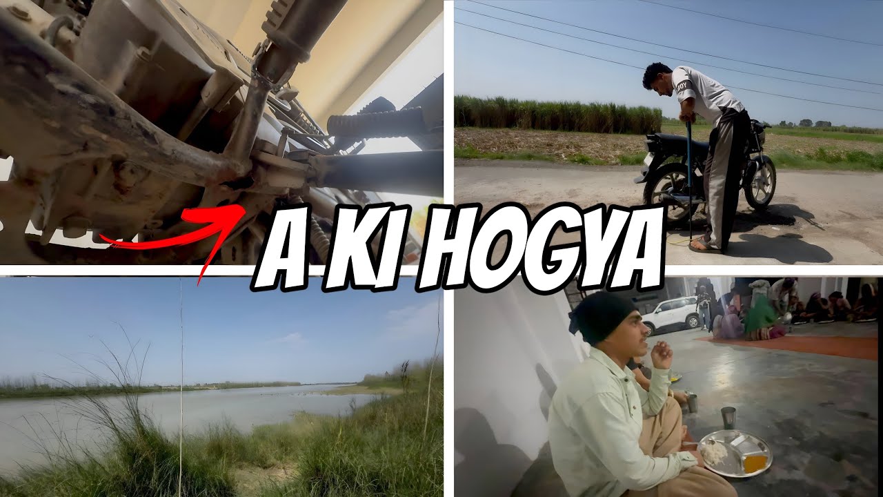 Seplondor di chassy pat gyi 🙂‍↕️ beas river / langar te langar :janti vlogs 174