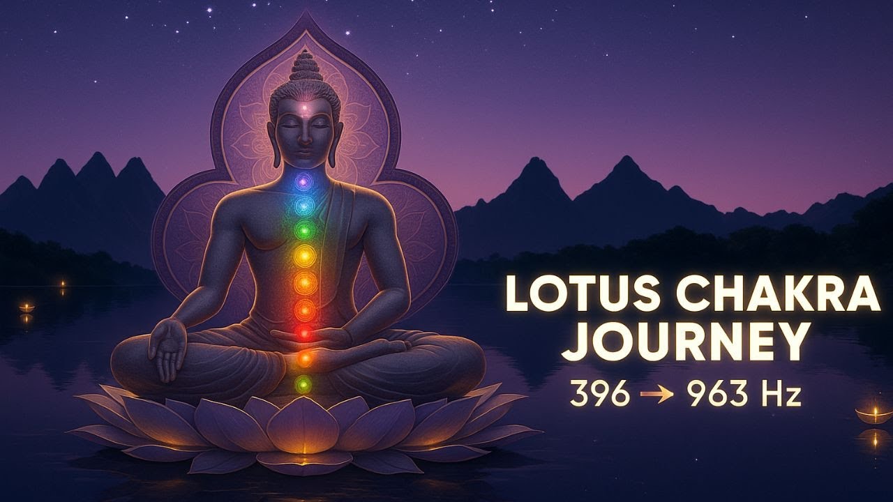 ▶️ Activate Your CHAKRAS 396→963 Hz ✨ “Lotus Chakra Journey”