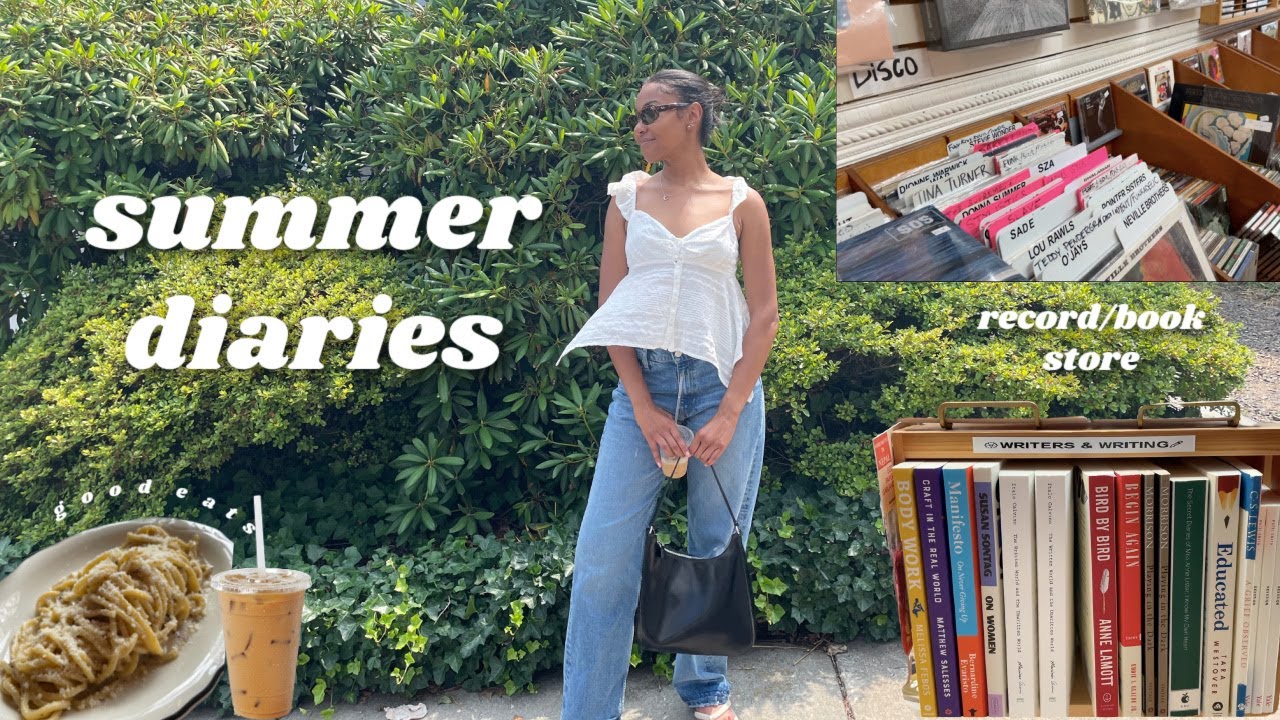 a day in my life | eating good pasta, trying a new coffee shop, and book/record shopping