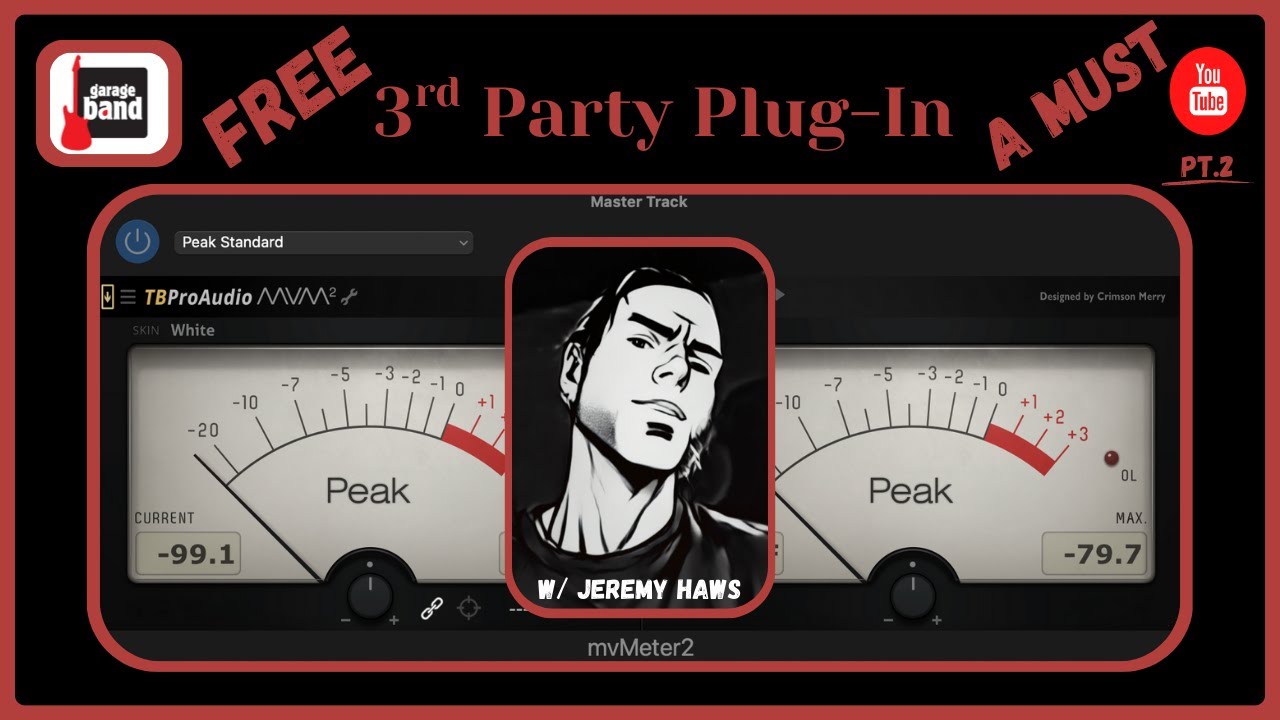 How To Use mvMeter2 In GarageBand (Free Plugin By TBProAudio) Pt.2