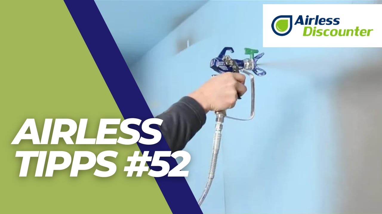5 größten Fehler, die zu Farbnebelbildung führen - Airless Tipps #52