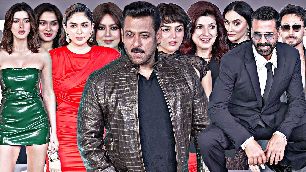 Celebrities Arrive At Variety India | Salman Khan ,Akshay Kumar Family,Mahima Shanaya ,Marunal