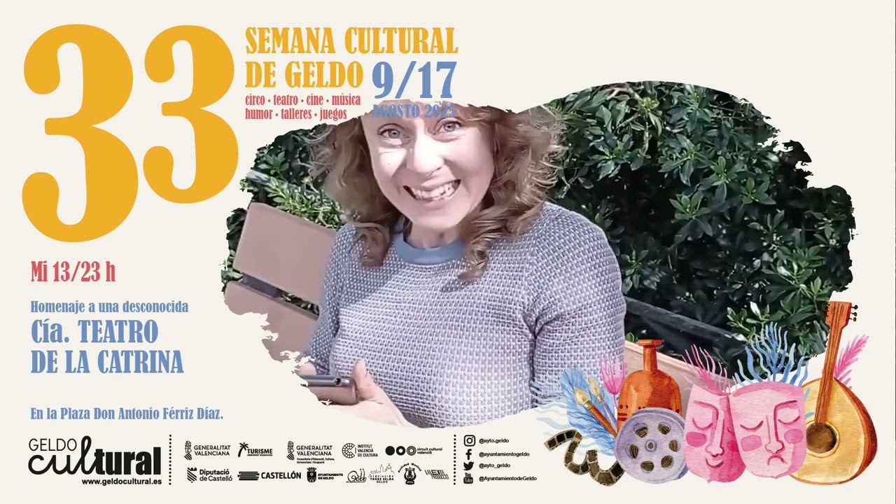 Anuncio de la XXXIII Semana Cultural de Geldo 2025