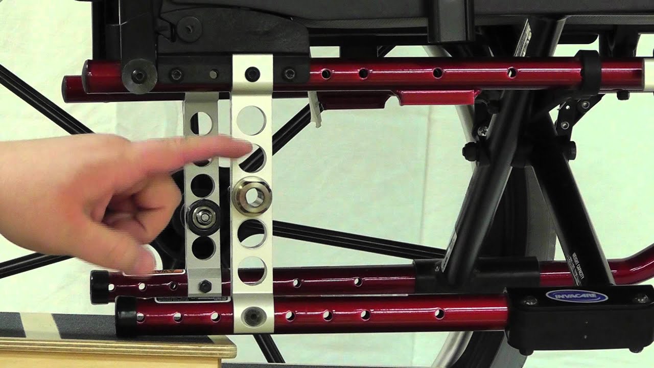 Lower Seat Height in a Wheelchair