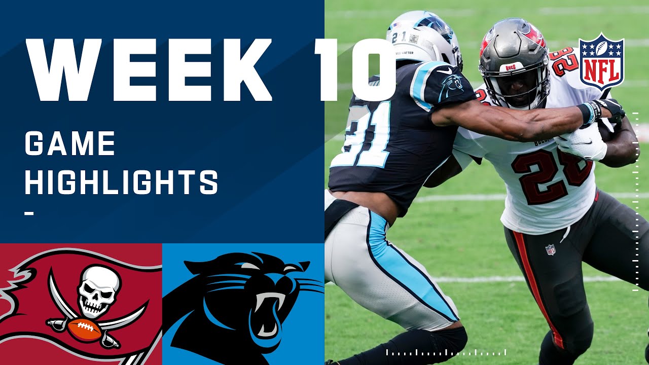 Buccaneers vs. Panthers Week 10 Highlights | NFL 2020