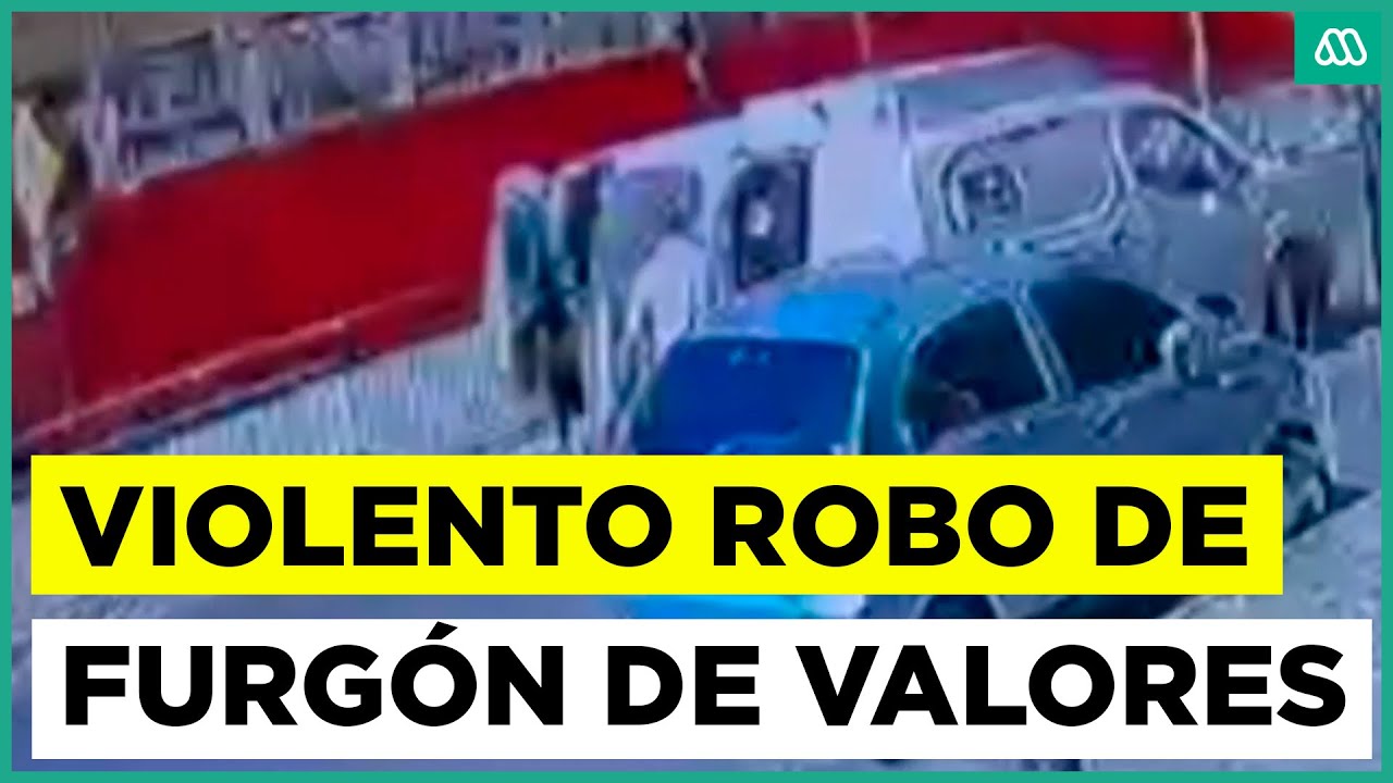 Violento robo de furg&oacute;n de valores termin&oacute; con ladrones abandonando gaveta con dinero adentro