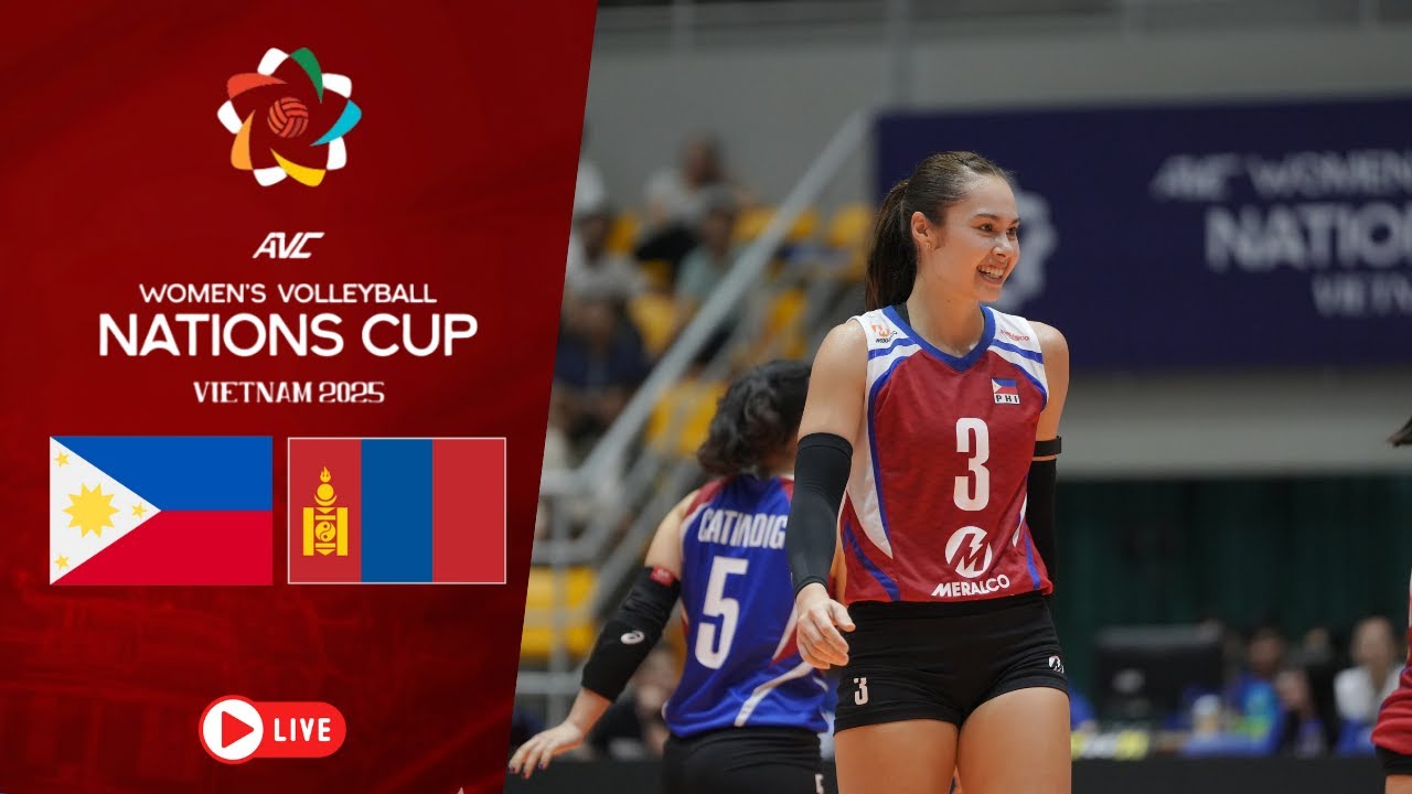 Philippines 🇵🇭 vs 🇲🇳 Mongolia | AVC Womens Volleyball Nations Cup | June 7, 2025 | Hanoi, Vietnam