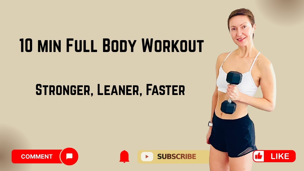 10-Minute Fat-Burning Workout for Women 40+ | Sculpt, Strengthen & Energize