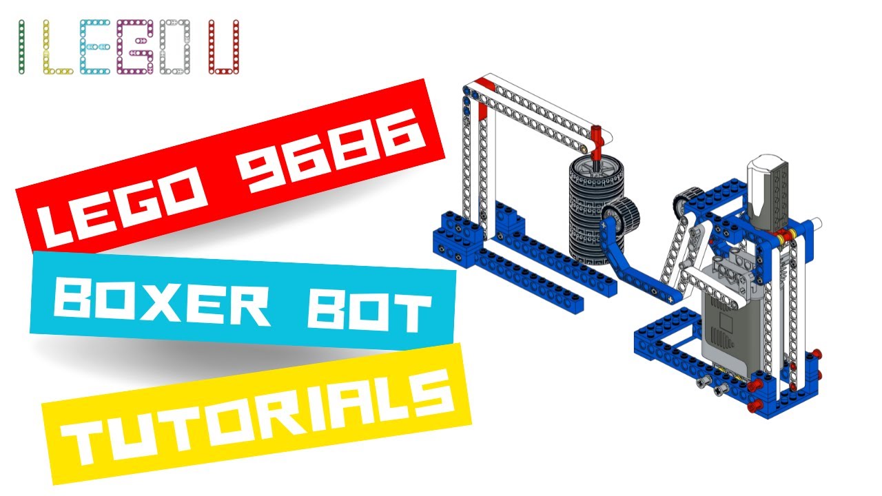 LEGO 9686 Building Instructions - BOXER BOT TUTORIALS - [design by I LEGO U]