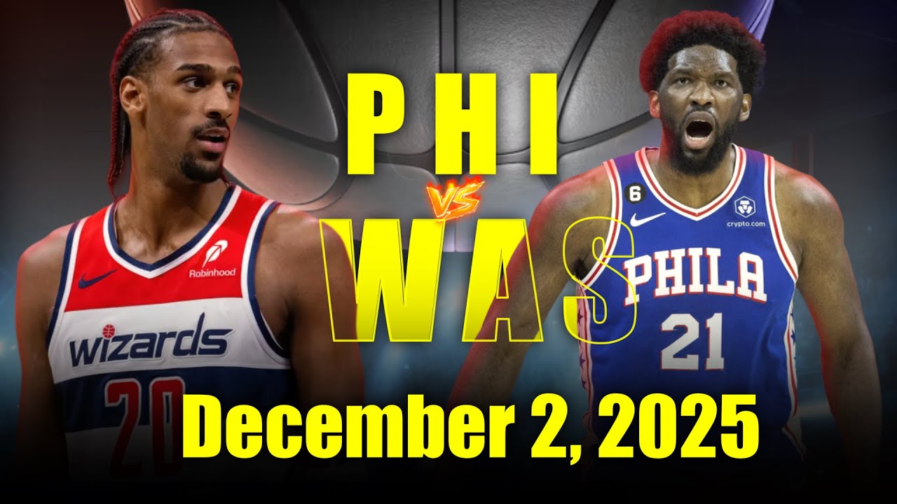 🏀 Philadelphia 76ers vs Washington Wizards | Full Game Highlights | December 2, 2025 | NBA Season