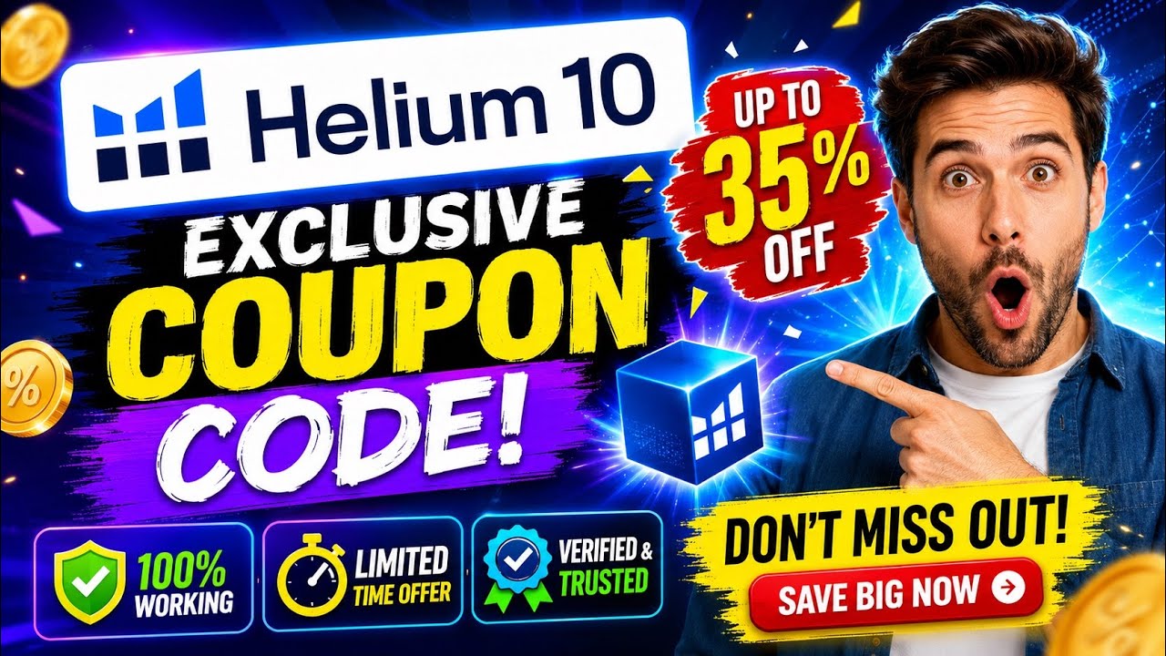 Helium 10 Coupon Code 2026 ✅ HONEST REVIEW 🔥 | Helium 10 Discount Code |Helium 10 Promo Code LATEST🚨