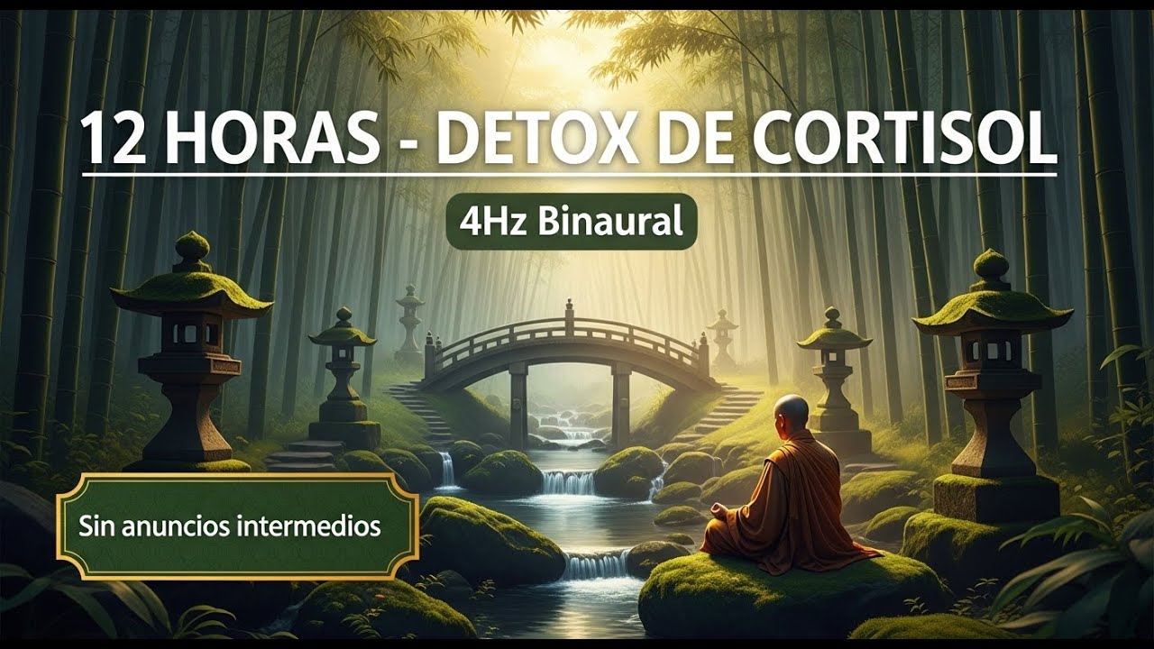 Reparación del Sistema Nervioso 🌿 DETOX DE CORTISOL: Activa el Nervio Vago 🌿 4Hz