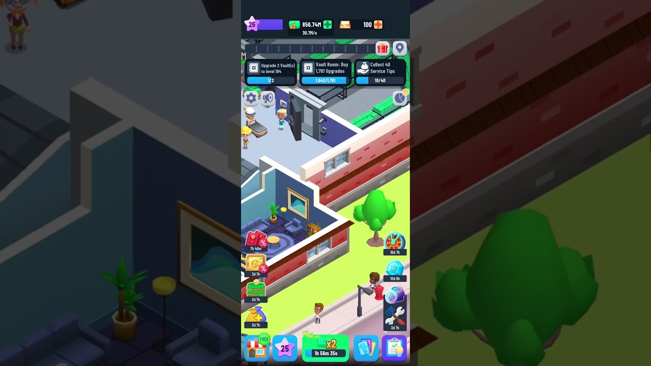 IDLE BANK TYCOON GAME