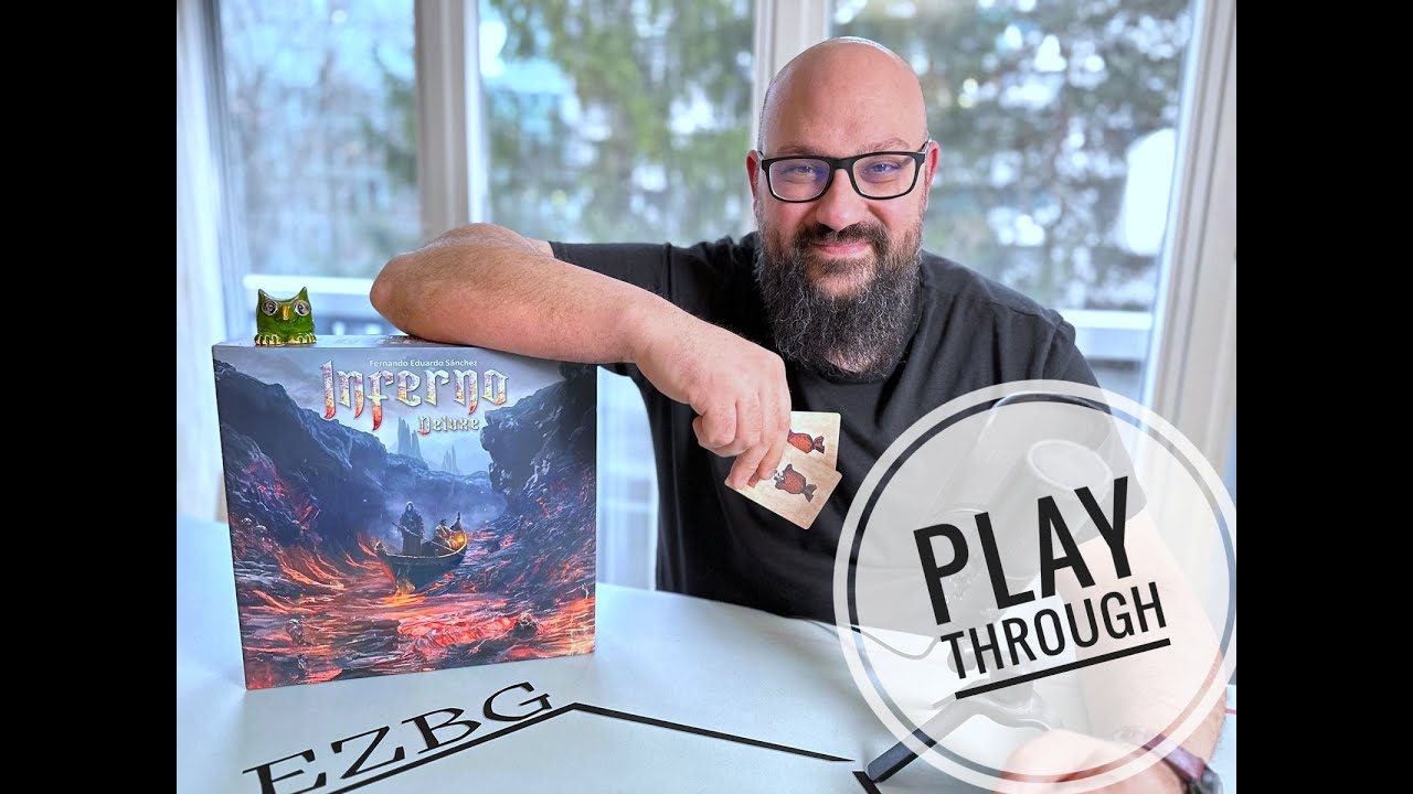Inferno board game- playthrough (with explanations)