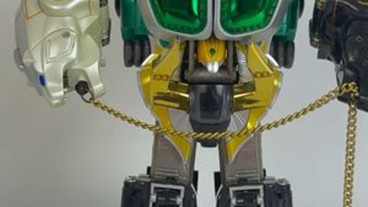 百兽战队DX版牙吠力王日版 合体变形玩具评测#玩具 #模玩 #超级战队  #百兽战队