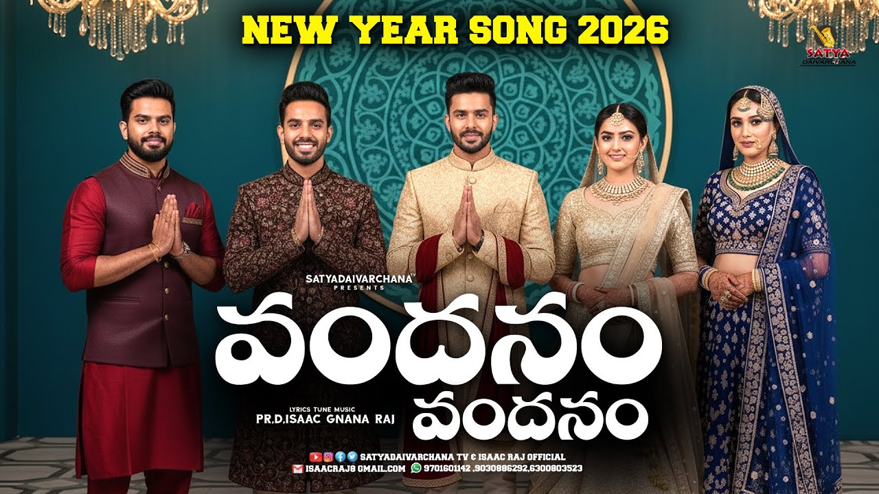 VANDANAM VANDANAM | LATEST TELUGU CHRISTIAN SONG | NEW YEAR SONG 2026 | JESUS SONGS | ISAAC RAJ