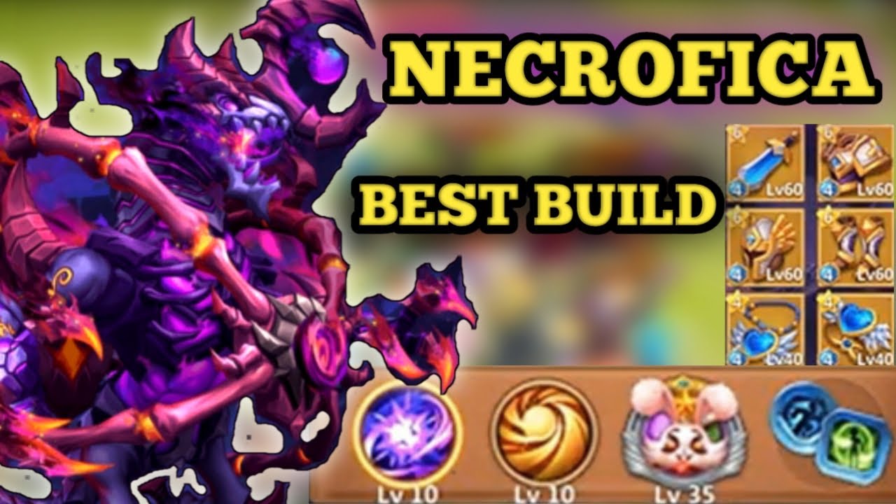 CASTLE CLASH NECROFICA BEST BUILD 🔥 | Castle clash gameplay