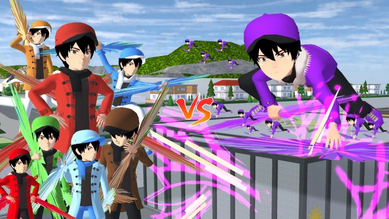EXPERIMEN BOBOIBOY KUASA 7 VS PASUKAN BOBOIBOY HALILINTAR KEGELAPAN!!😱 - SAKURA SCHOOL