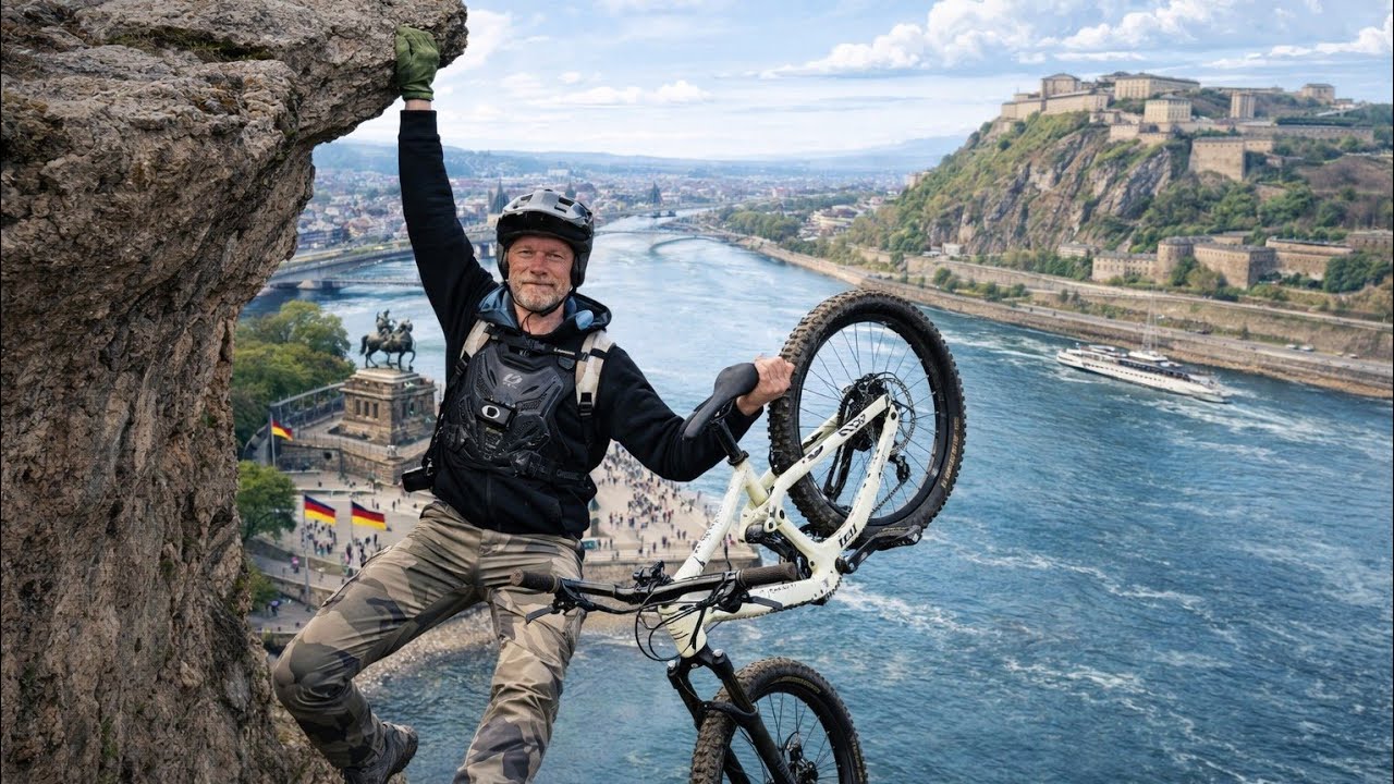 Mountainbiken mit Dji Neo2/Rose Root Miller/GoPro 11 im Koblenzer Stadtwald 4 Seasons Trail