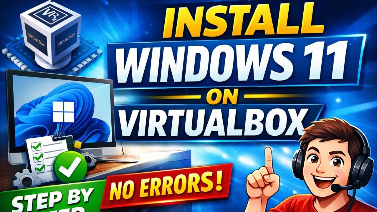 How to Install Windows 11 on VirtualBox (Step-by-Step Guide 2026)