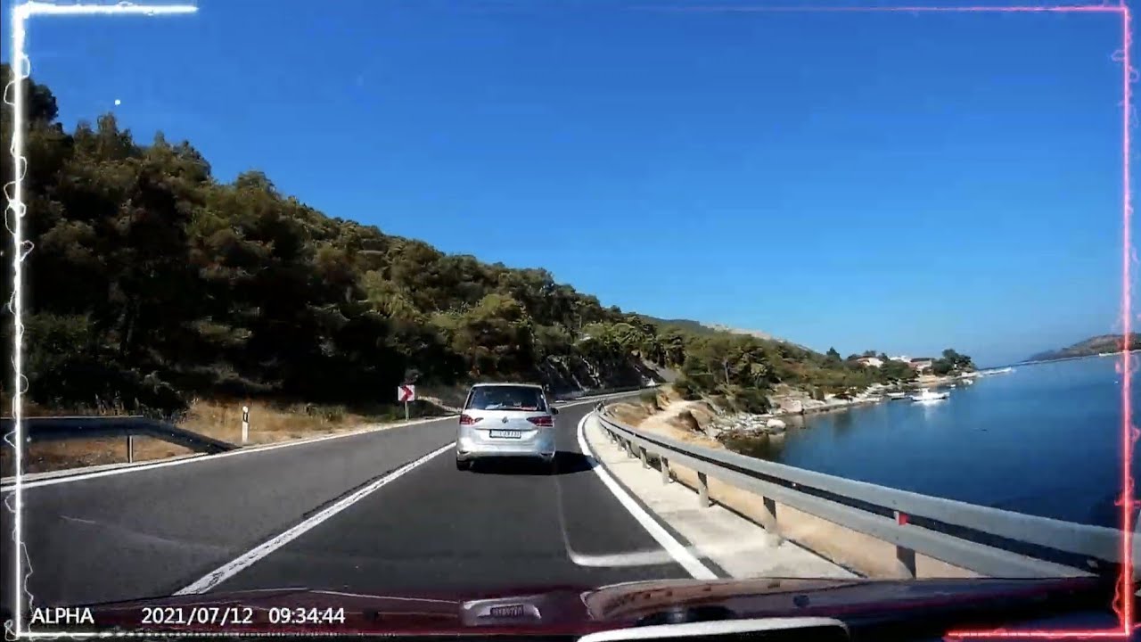 🇭🇷 [2K] D8 - Jadranska Magistrala -  Zadar to Split (Double Speeded, 1440p60)