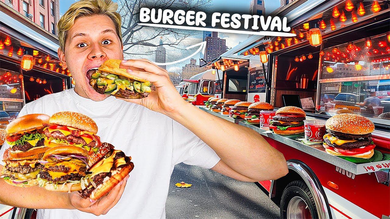 AUSNAHMEZUSTAND! - DAS GRÖßTE BURGER FESTIVAL DEUTSCHLANDS😲🍔(WER HAT DEN BESTEN BURGER?)