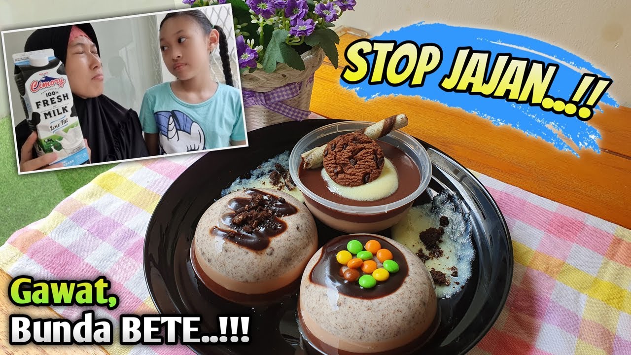 Stop Jajan - Uang Belanja Bulanan Menipis Bunda Aqilla Jadi Marah ♥ Puding Spesial | Aqilla's Diary