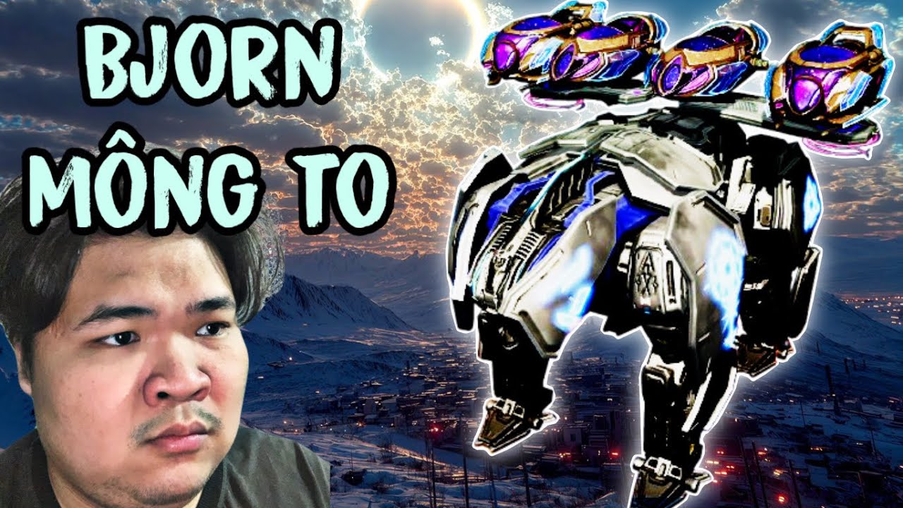 War Robots - Gấu Bjorn vác bộ loa khủng đi phá làng phá xóm gặp Skyros mông to bắn mãi không ngủm