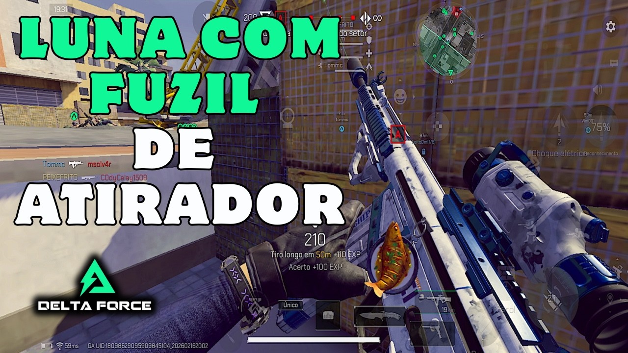 FAZENDO MISSÕES:   LUNA COM FUZIL DE ATIRADOR   - DELTA FORCE