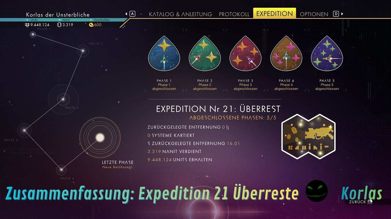 No Man's Sky - Zusammenfassung Expedition 21 &Uuml;berreste