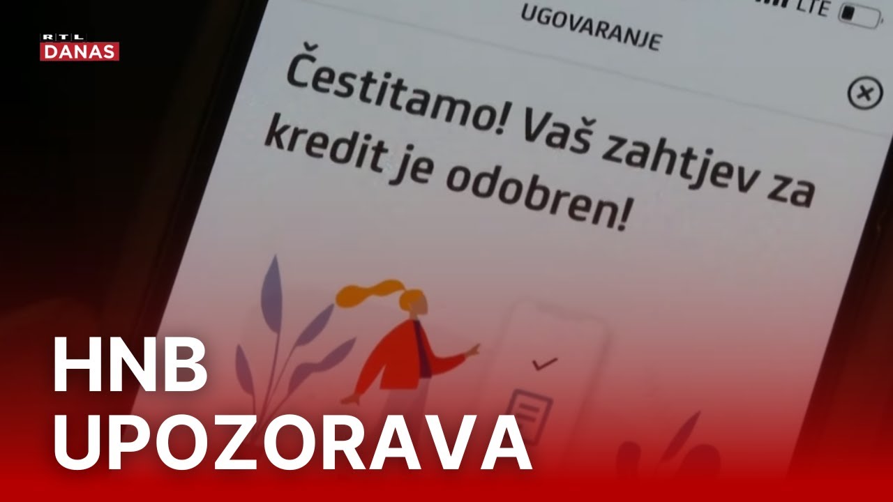 Sve više Hrvata podiže nenamjenske kredite. HNB upozorava - lak novac nije bezazlen! | RTL Danas