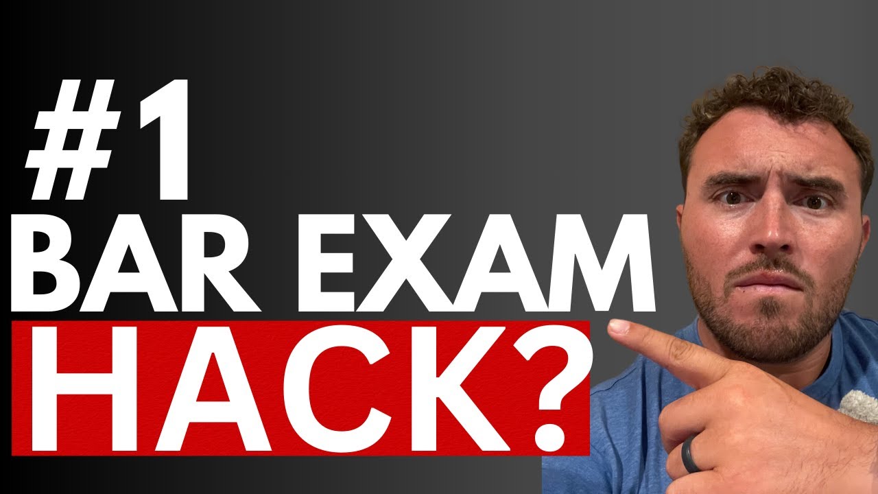Pass the Bar Exam the FIRST TIME with this Study Secret...
