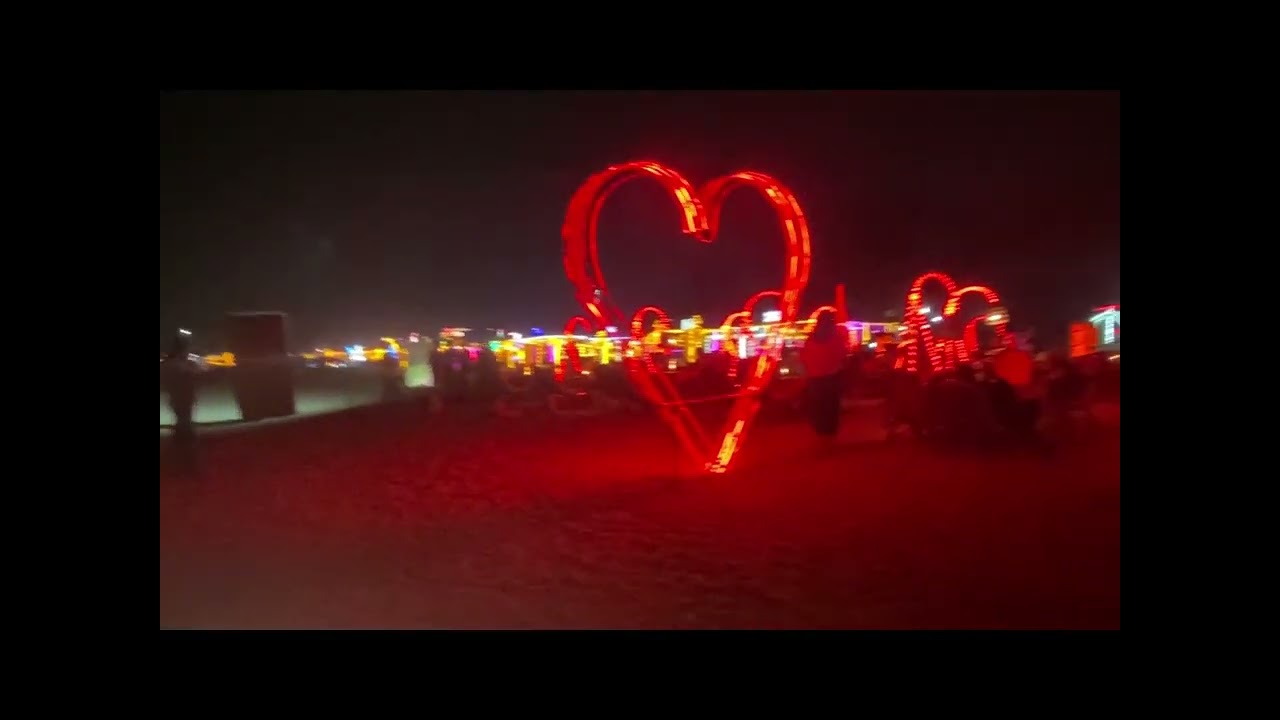 Night life at beach 
