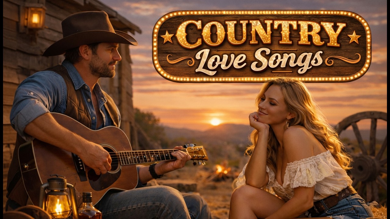 2 Hours of Traditional Acoustic Country Love Songs | Relaxing Romantic Chill Music