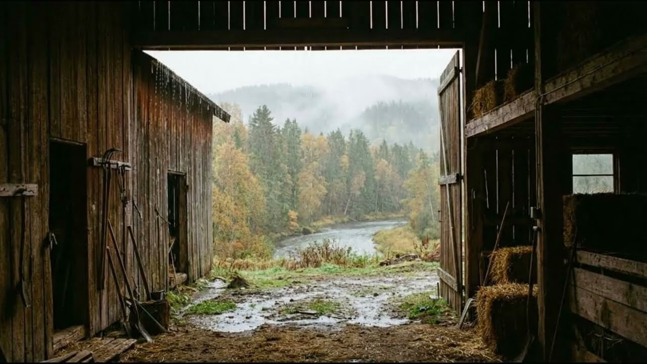 Fall Asleep to the gentle sounds of the rain, Meditation Music 🧘🏼‍♀️🎶🌧️