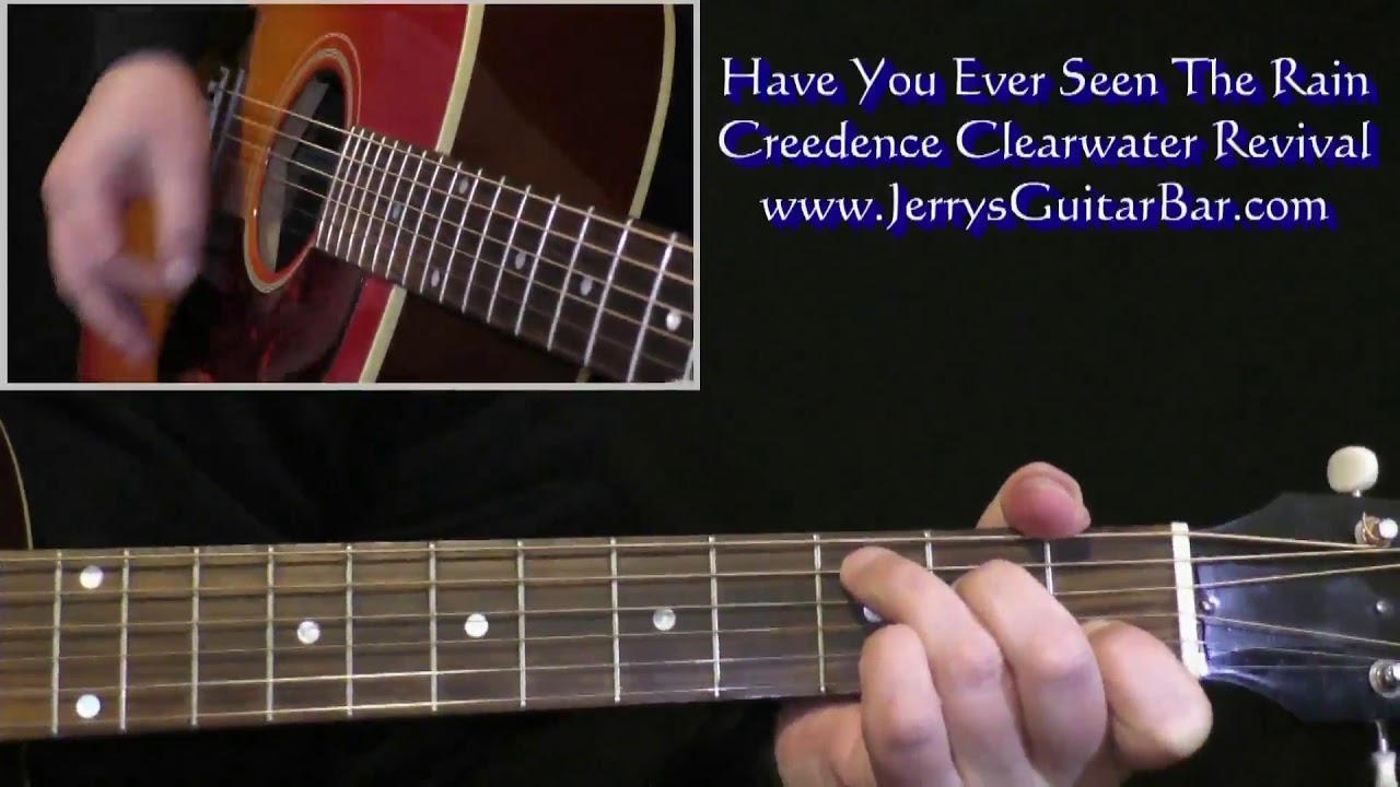 Have You Ever Seen The Rain Creedence Intro Guitar Lesson