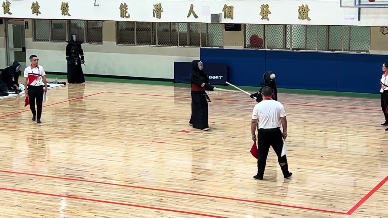 [二回戰]高雄市x南投縣[男子得分]1康嘉修x李杰珉 2韓穎慶x林昱翔 3黃珏穎x陳彦均 4郭軍震x曾子馨 5葉益宏x🇹🇼劉佳朋 【民國113年全民運動會劍道】2024年10月27日（日）