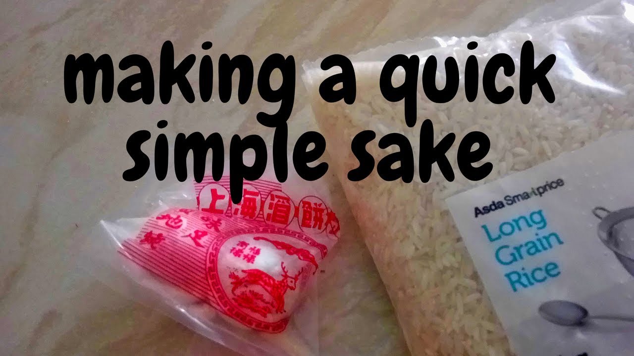 Making a quick and simple sake
