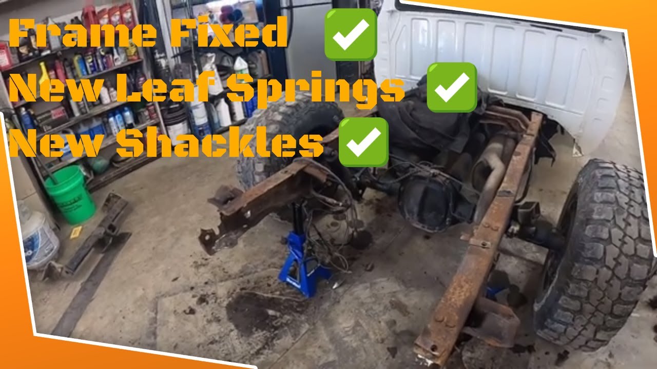 Lets Fix The Frame & Replace Leaf Springs & Shackles On A 2006 Ford Ranger 4x4