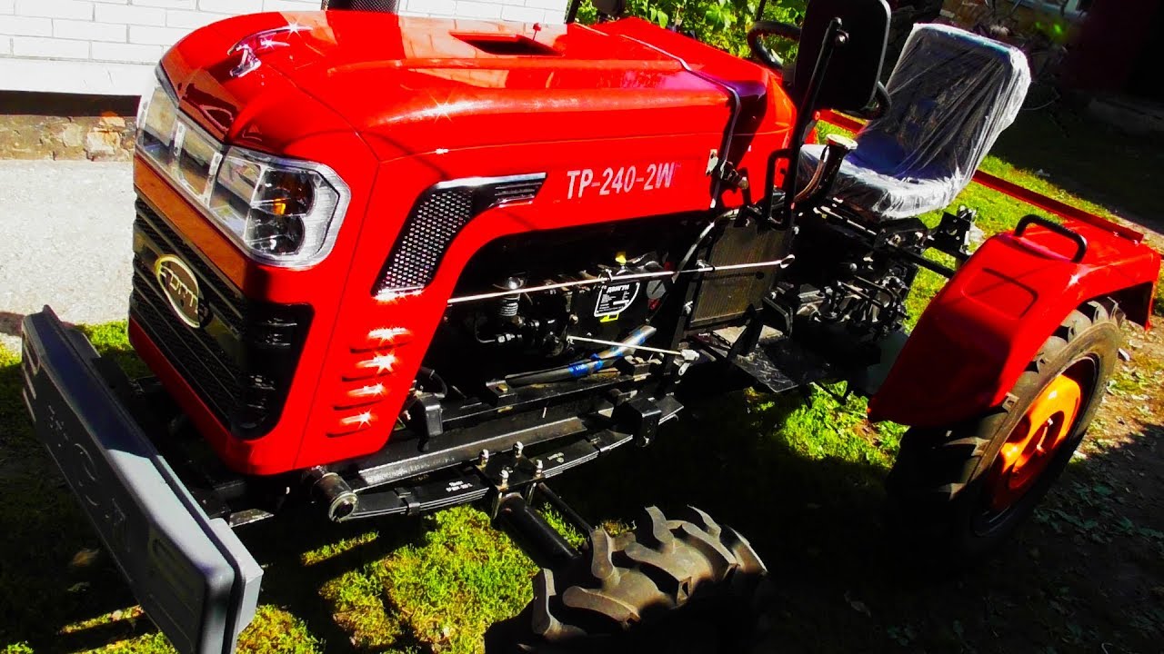 FORTE TP-240-2WD. ШИФЕНГ240 ОБЗОР МИНИТРАКТОРА.