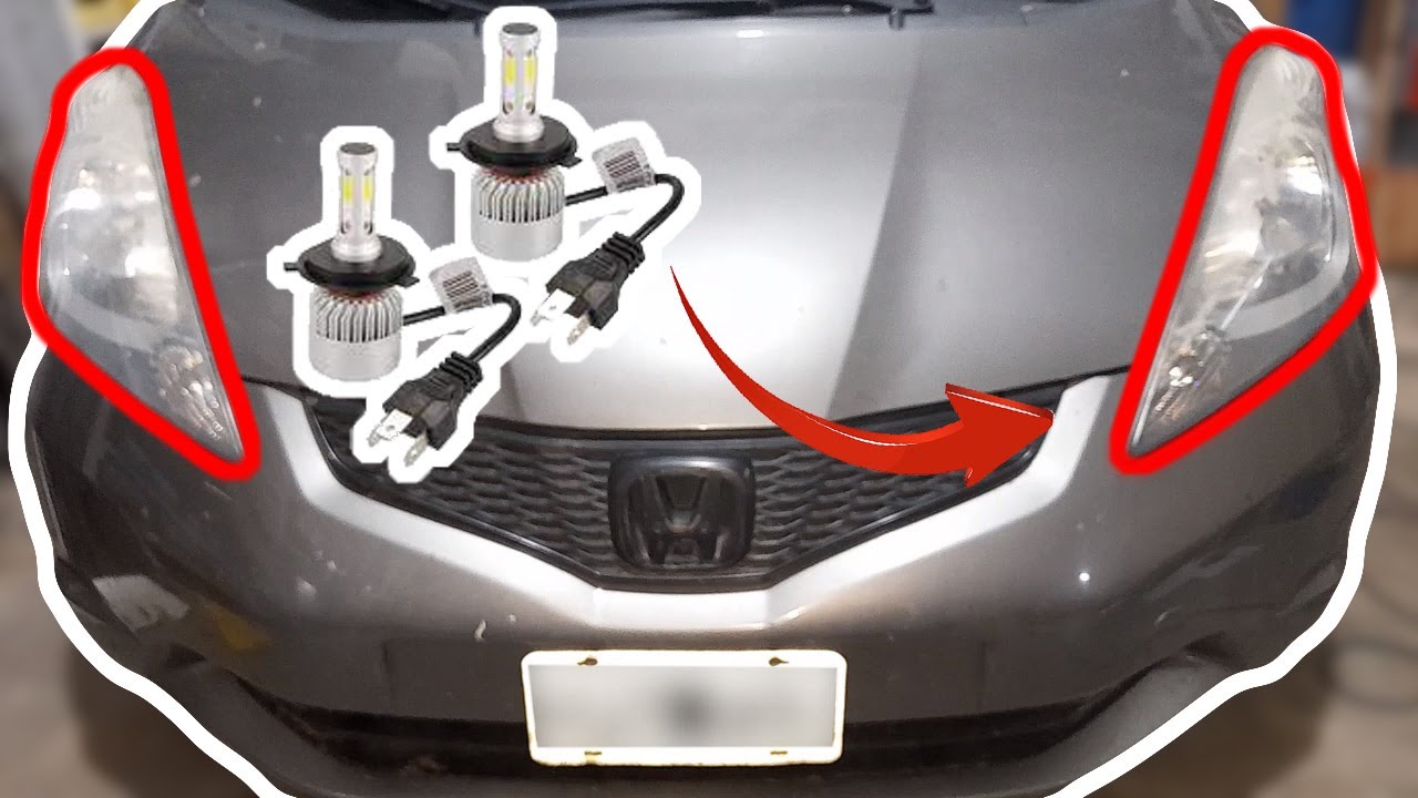 Cree Led Honda Fit - Instalacion sin modificar