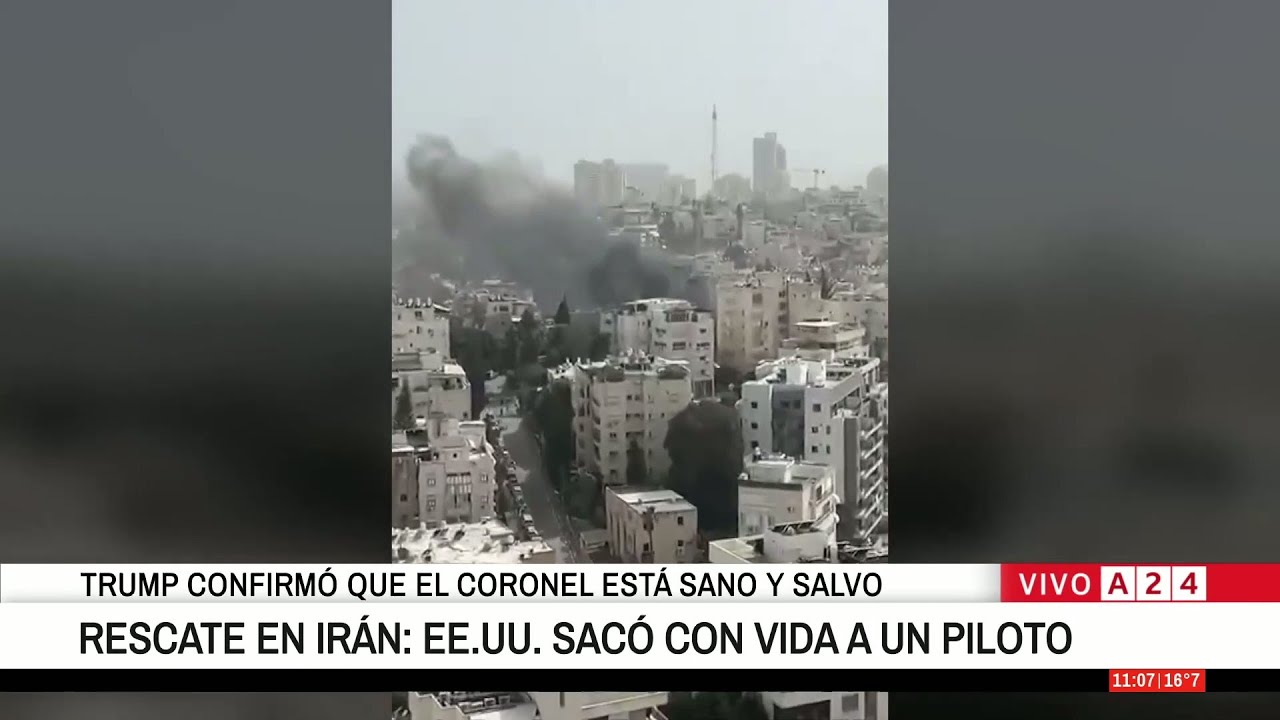 🔴 GUERRA EN MEDIO ORIENTE: EL RESCATE DEL PILOTO DEL AVI&Oacute;N CAZA F-15 INTENSIFICA LA IRA DE IR&Aacute;N
