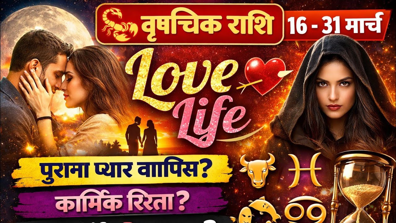 Scorpio Love Reading 16-31 March 💔❤️ वृश्चिक राशि लव लाइफ Ex Return? New Love? Astrology Prediction