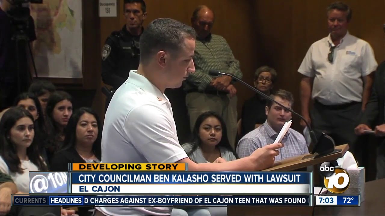 El Cajon councilman served with lawsuit during council meeting