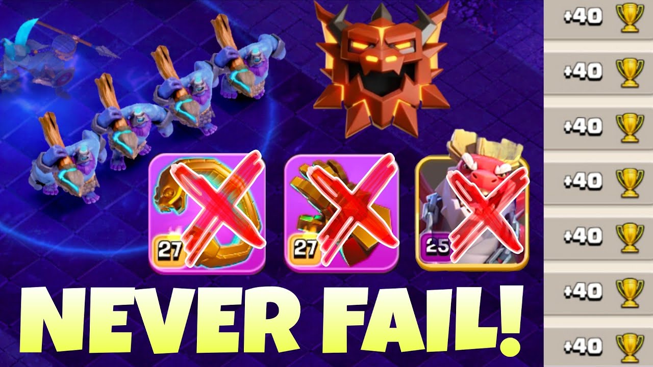 This THROWERS Army is Completely BROKEN in Legend League! Best Th18 Attack strategy in Coc 