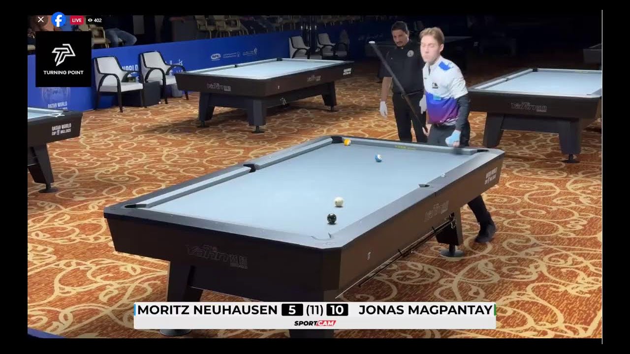 LIVE : Jonas Magpantay vs Moritz Neuhausen - QATAR WORLD CUP 10BALL-2025 - STAGE 2 (SEMI FINAL)